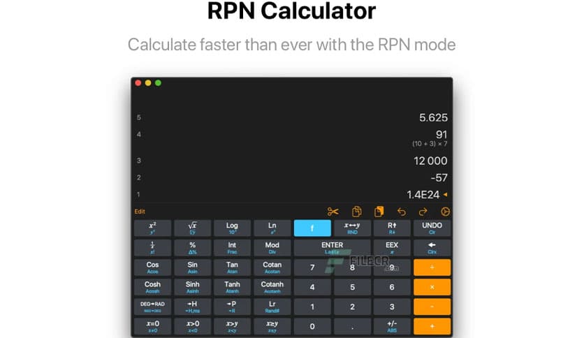 RPN Calculator 4.6.8 for MacOS Full Version Download - FileCR
