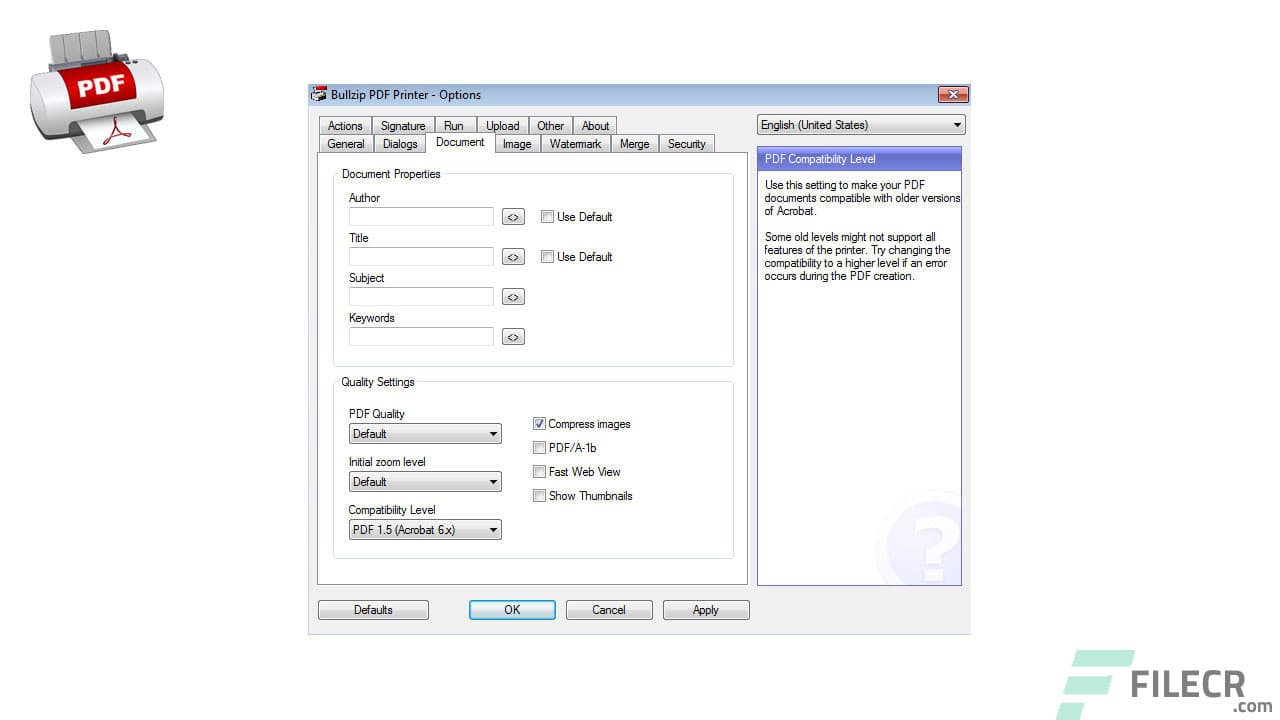 Bullzip PDF Printer Expert 2025.2.0.2990 Free Download - FileCR