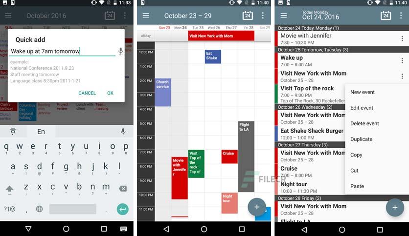 Calendar+ Schedule Planner 1.10.08 Pro APK Download - FileCR
