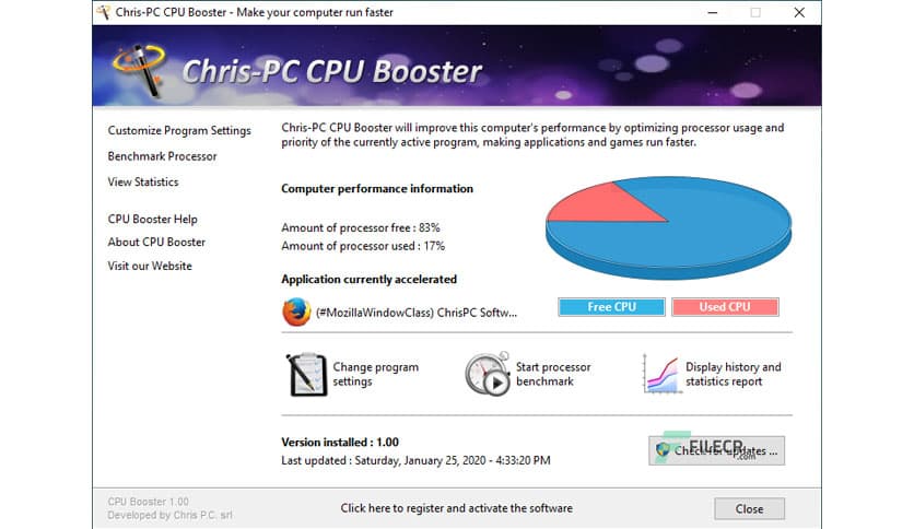 Chris-PC CPU Booster 2.08.08 Free Download - FileCR