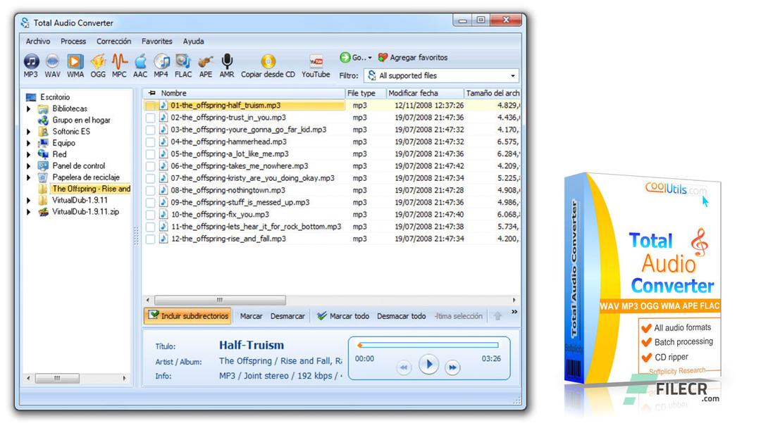CoolUtils Total Audio Converter 6.1.0.286 - FileCR