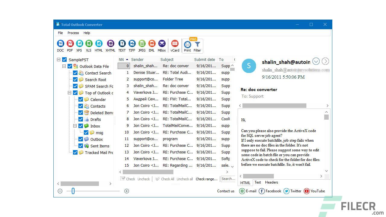 Coolutils Total Outlook Converter 5.1.0.437 - FileCR