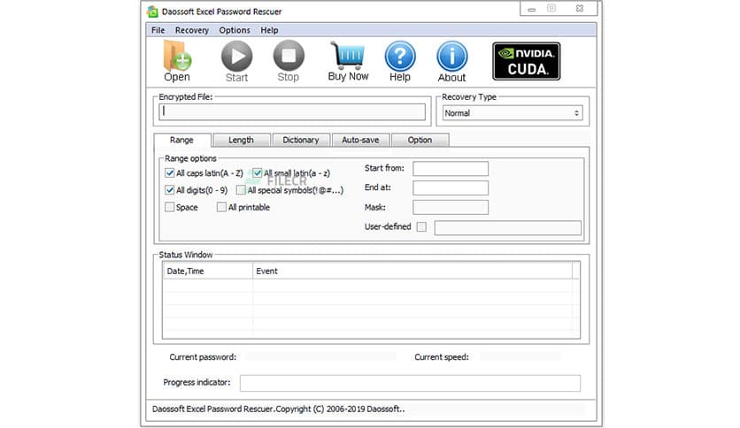 Daossoft Excel Password Rescuer 7.0.1.1 - FileCR