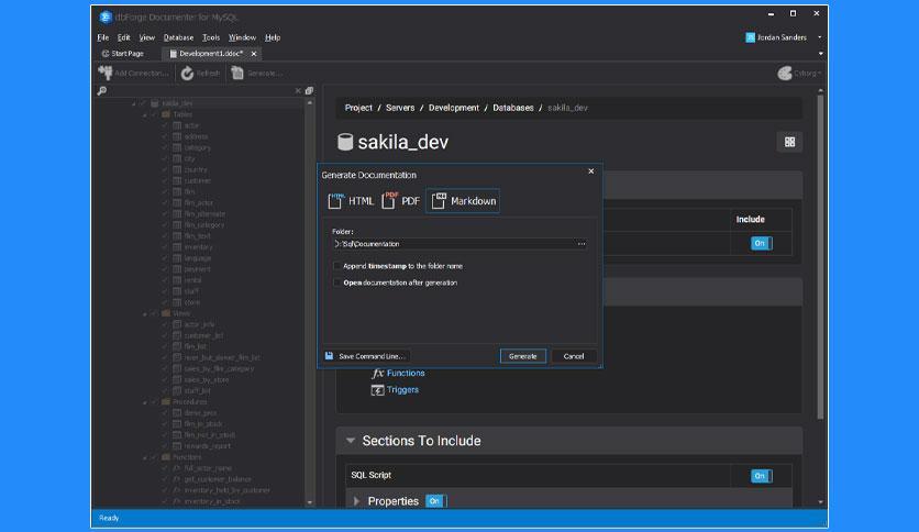 dbForge Documenter for MySQL Professional 10.0.225 Free Download - FileCR
