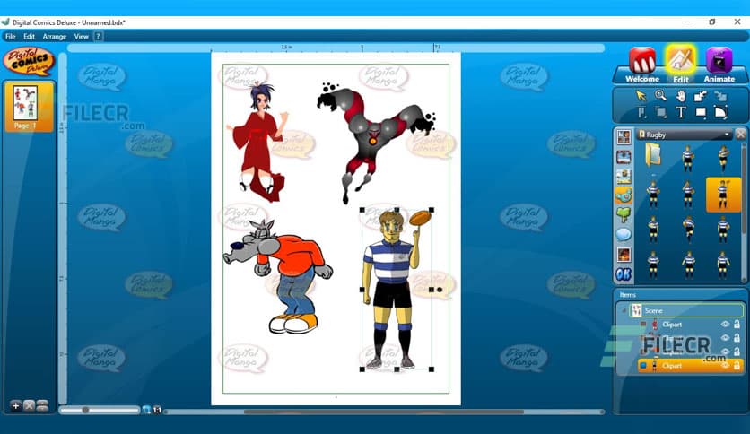 Digital Comic Studio Deluxe 1.0.6.0 Free Download - FileCR