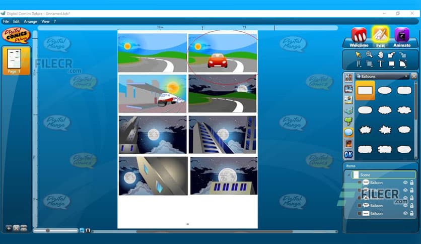 Digital Comic Studio Deluxe 1.0.6.0 Free Download - FileCR