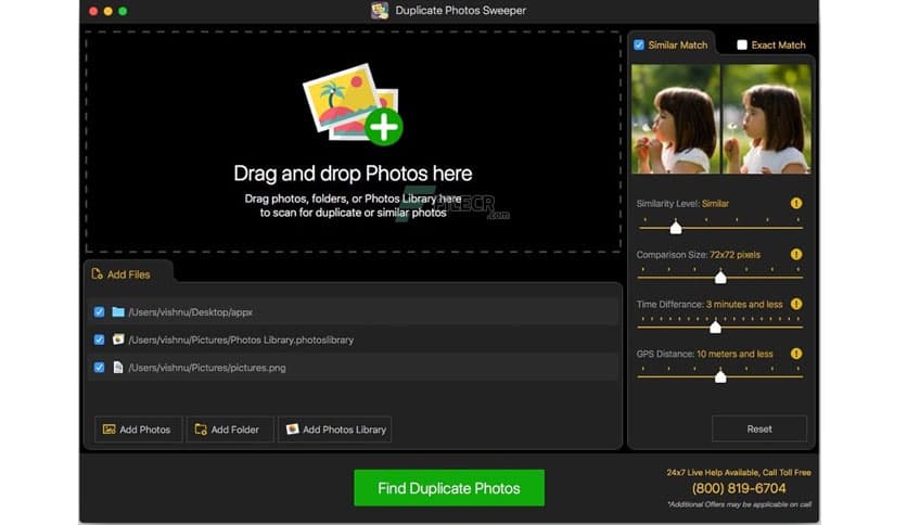 Duplicate Photos Sweeper 3.9 for MacOS Free Download - FileCR