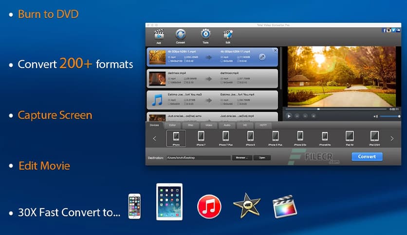 Effectmatrix Total Video Converter Pro: DVD 5.2.1 for MacOS Download ...