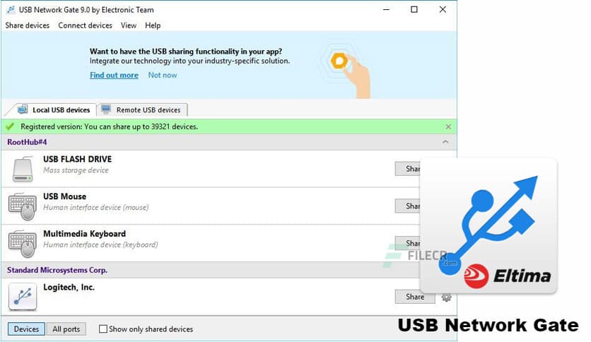 Eltima USB Network Gate 11.0.2736 Free Download - FileCR