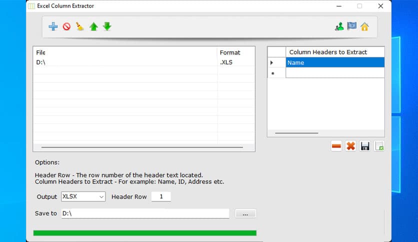 Excel Column Extractor Pro 1.2 Free Download - FileCR