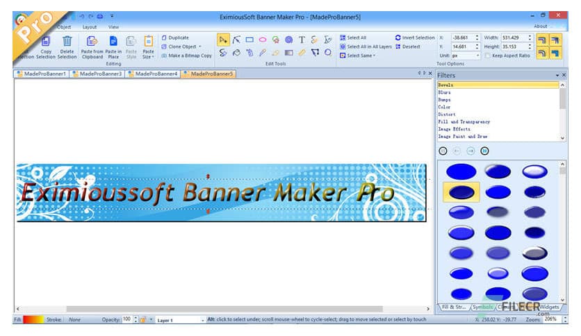 EximiousSoft Banner Maker Pro 5.24 - FileCR