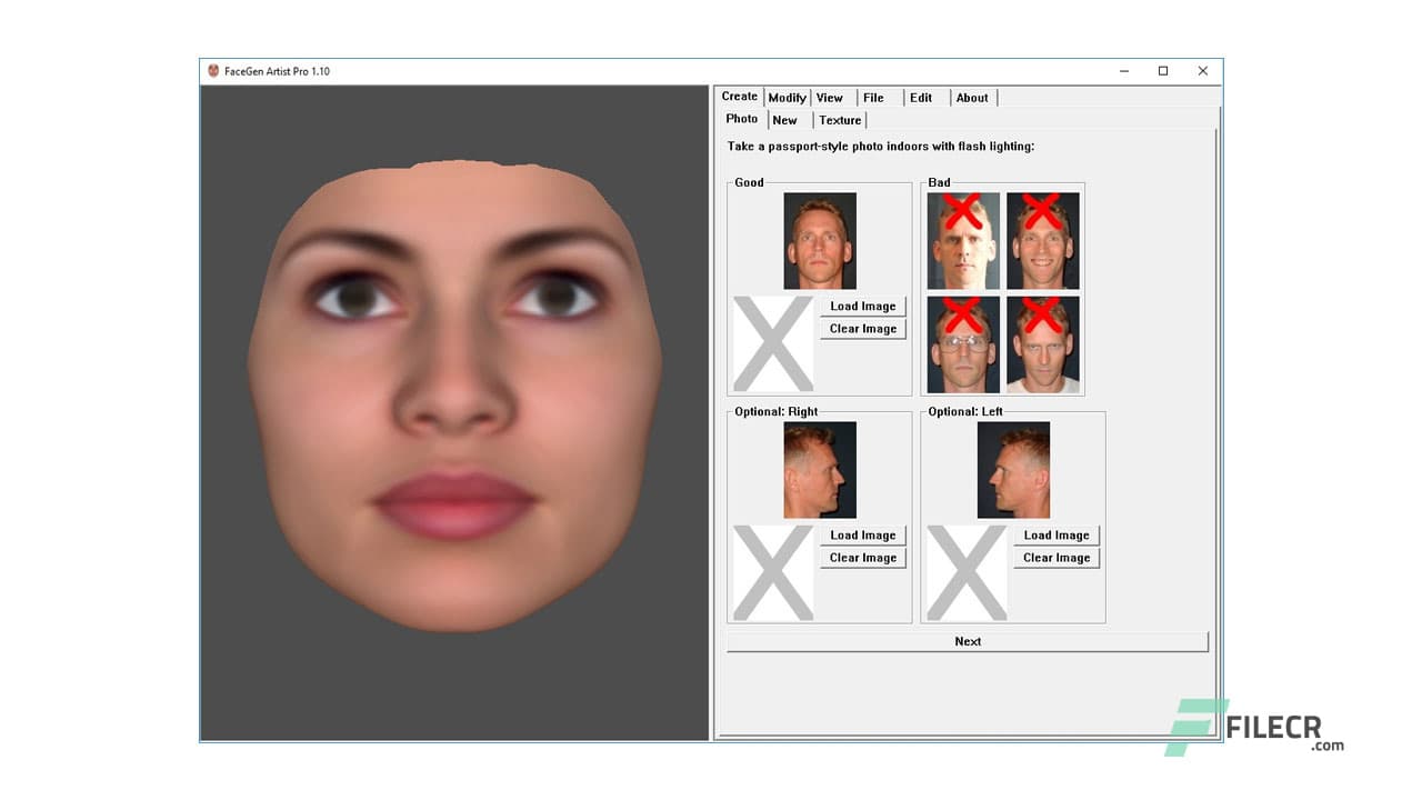 FaceGen Artist Pro 3.12 Free Download - FileCR