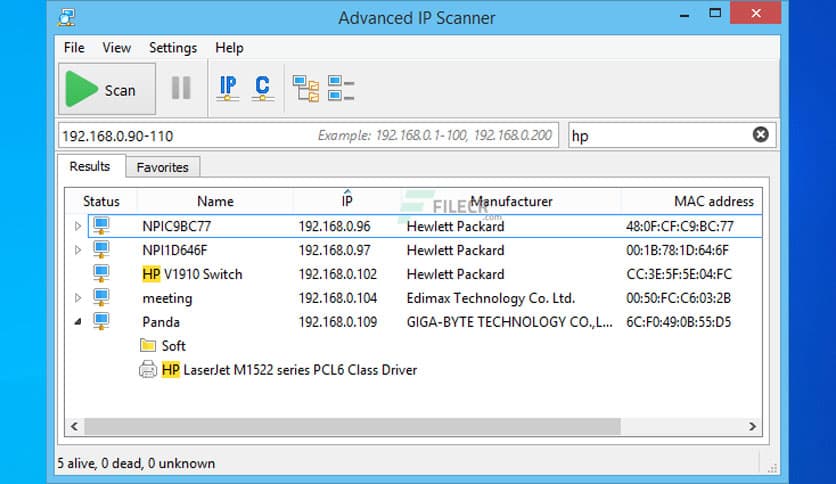 Advanced IP Scanner 2.5.4594.1 Free Download - FileCR