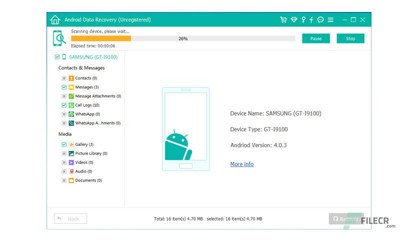 FoneLab Android Data Recovery 3.1.50 Free Download - FileCR
