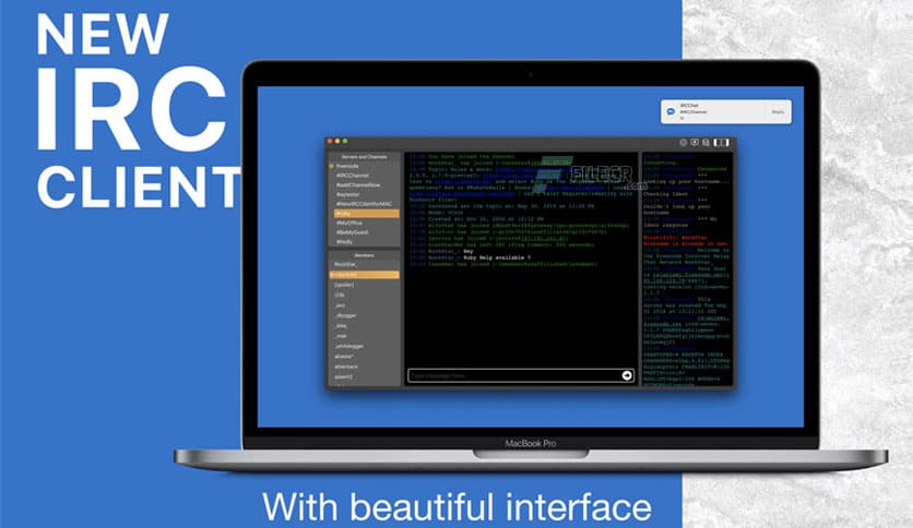 getIRC - Best IRC Client 1.6 for MacOS - FileCR