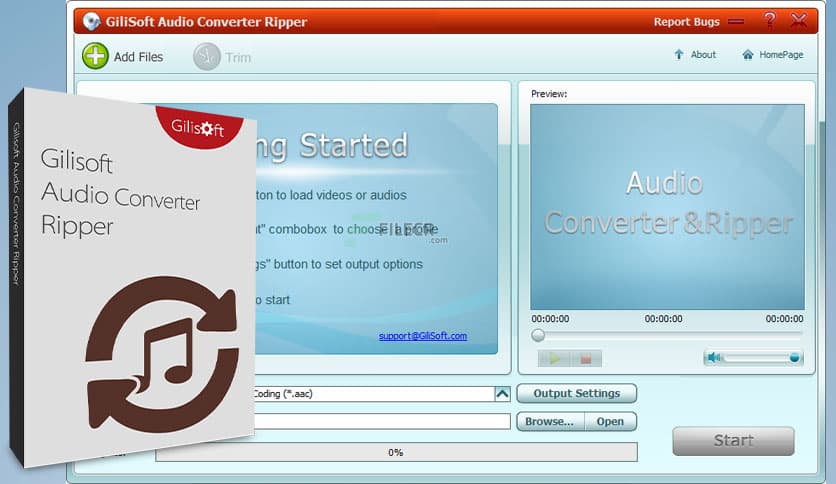 GiliSoft Audio Converter Ripper 9.3 Free Download - FileCR