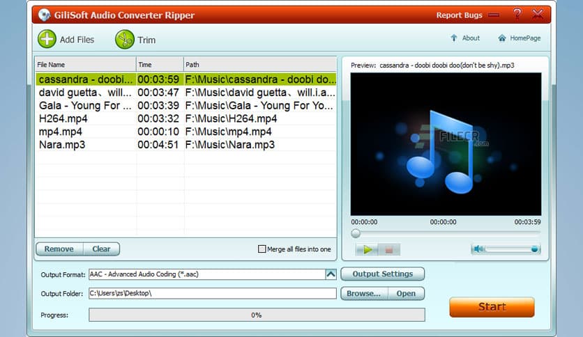 GiliSoft Audio Converter Ripper 9.3 Free Download - FileCR