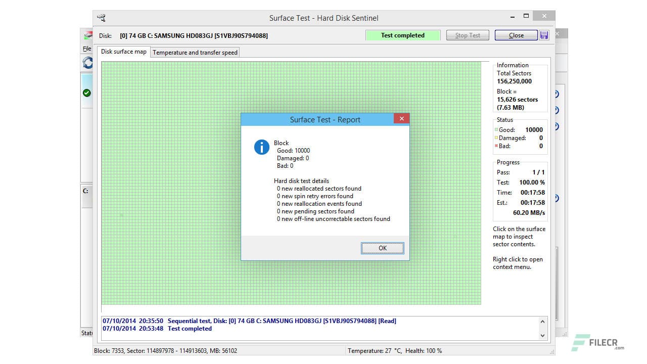 Hard Disk Sentinel Pro 6.40 Free Download - FileCR