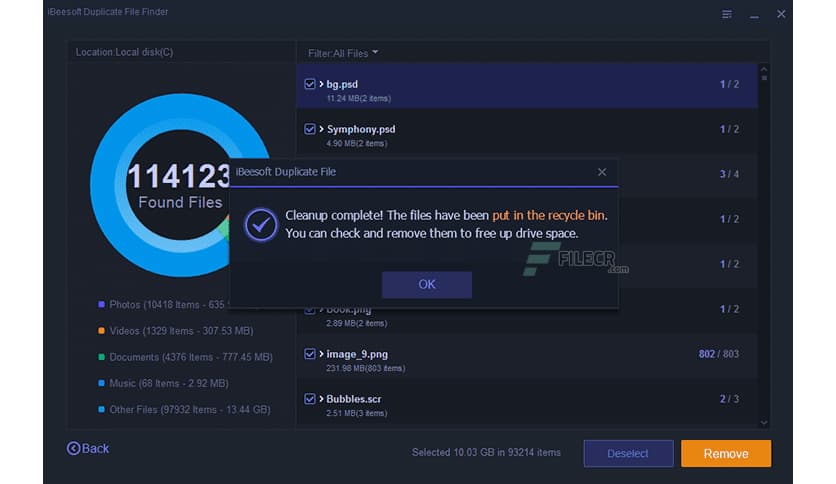iBeesoft Duplicate File Finder 4.5 Free Download - FileCR