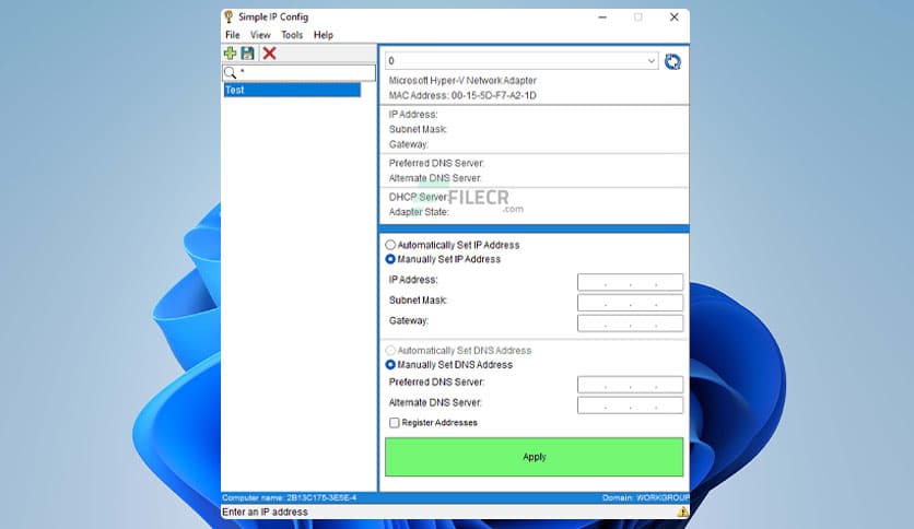 Simple IP Config 2.9.7 Free Download - FileCR