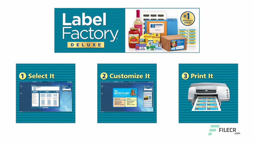 Label Factory Deluxe 4.0.0.5 Free Download - FileCR