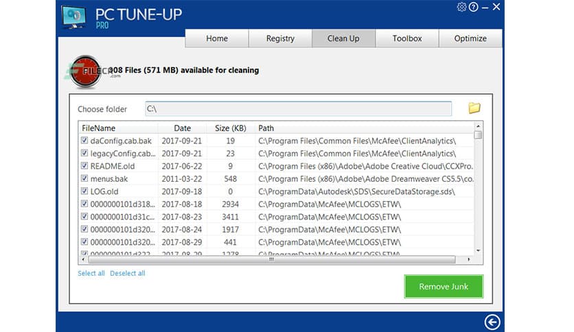 Large Software PC Tune-Up Pro 7.0.1.1 - FileCR
