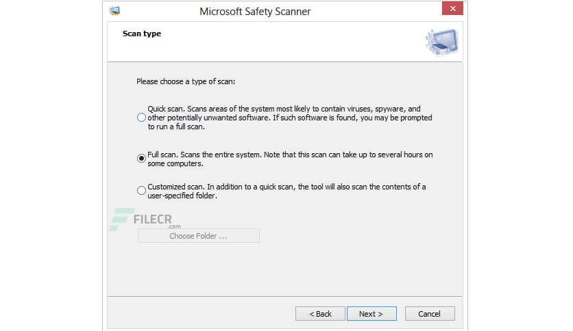 Microsoft Safety Scanner 1.449.438.0 Free Download - FileCR