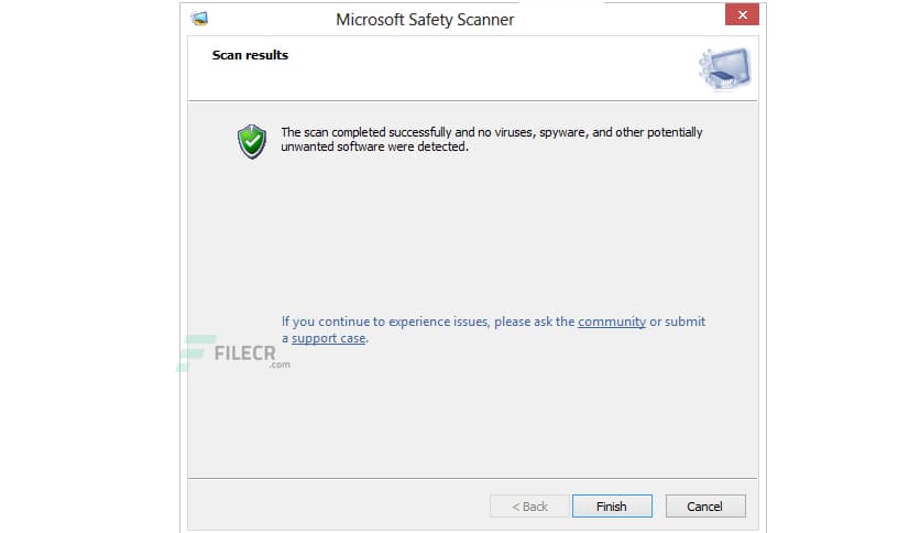 Microsoft Safety Scanner 1.451.256.0 Free Download - FileCR