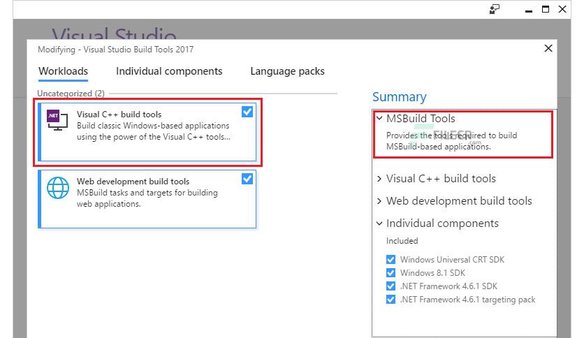 Microsoft Visual Studio 2017 Build Tools v15.9.51 Download - FileCR