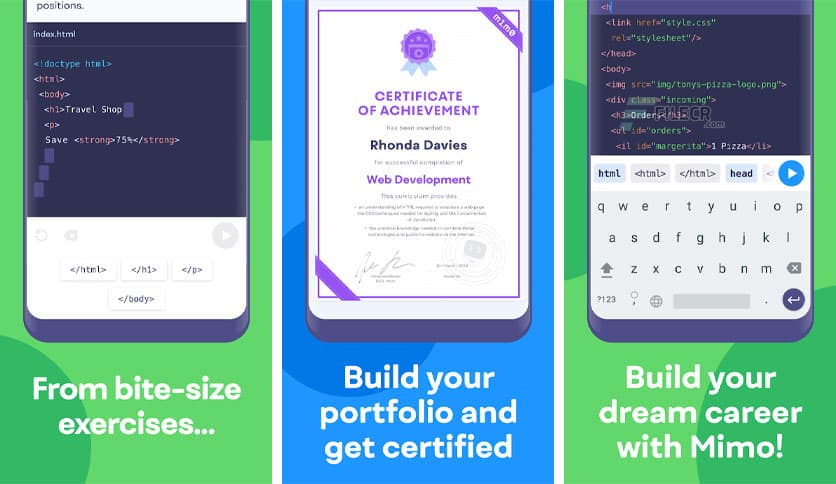 Mimo: Python, JavaScript, HTML 4.36 Premium APK - FileCR