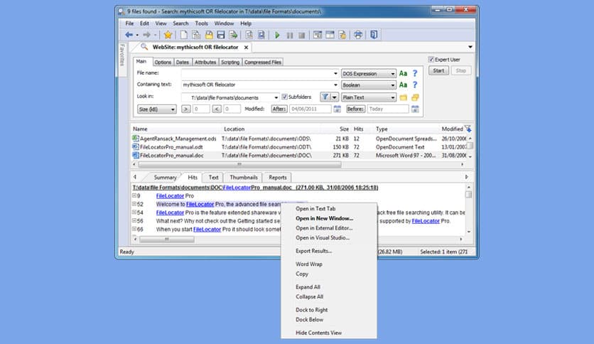 Mythicsoft FileLocator Pro 2022.3544 Free Download - FileCR