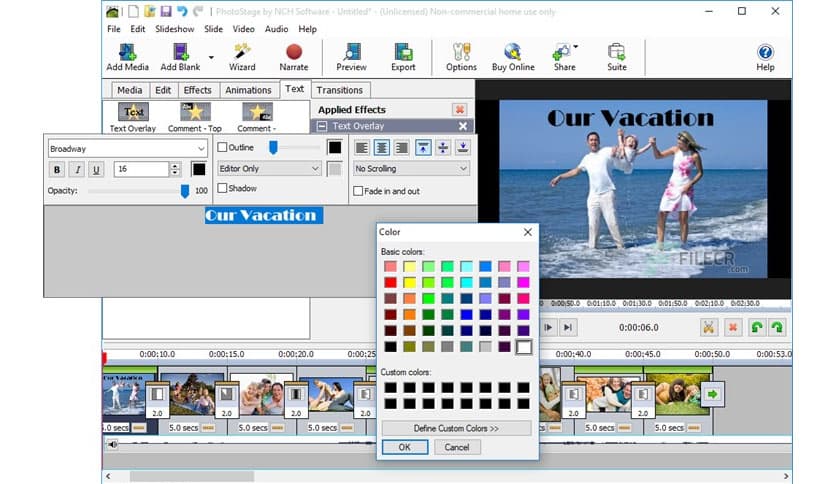 NCH PhotoStage Professional 12.15 Free Download - FileCR