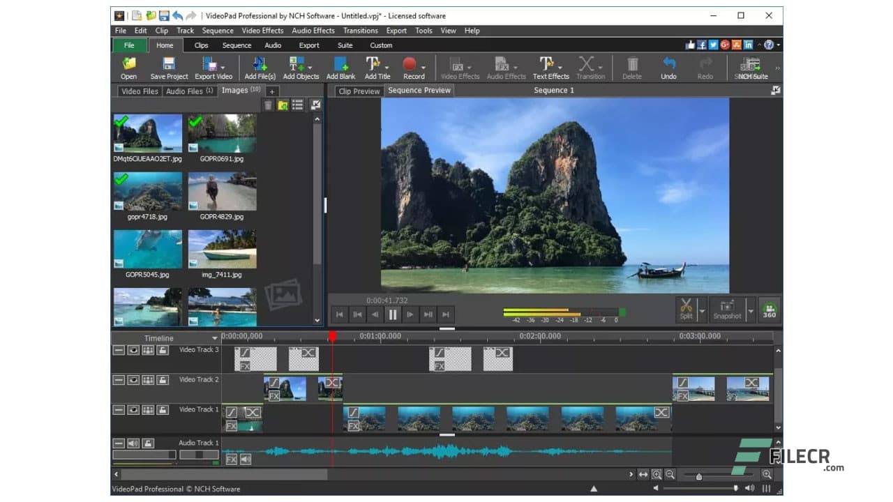 NCH VideoPad Pro 17.54 Free Download - FileCR