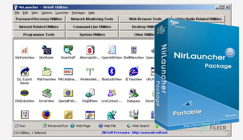 NirLauncher Package 1.30.21 Free Download - FileCR
