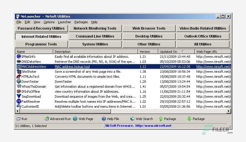 NirLauncher Package 1.30.21 Free Download - FileCR
