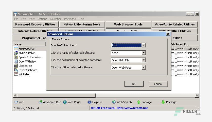 NirLauncher Package 1.30.21 Free Download - FileCR