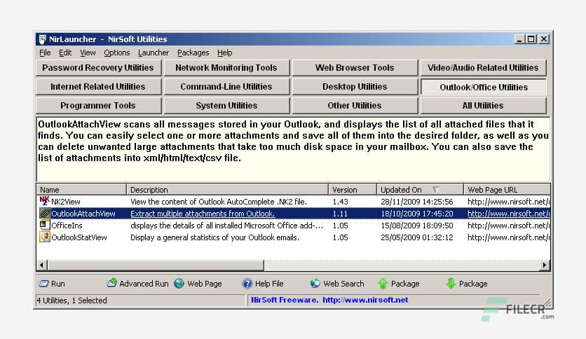 NirLauncher Package 1.30.21 Free Download - FileCR