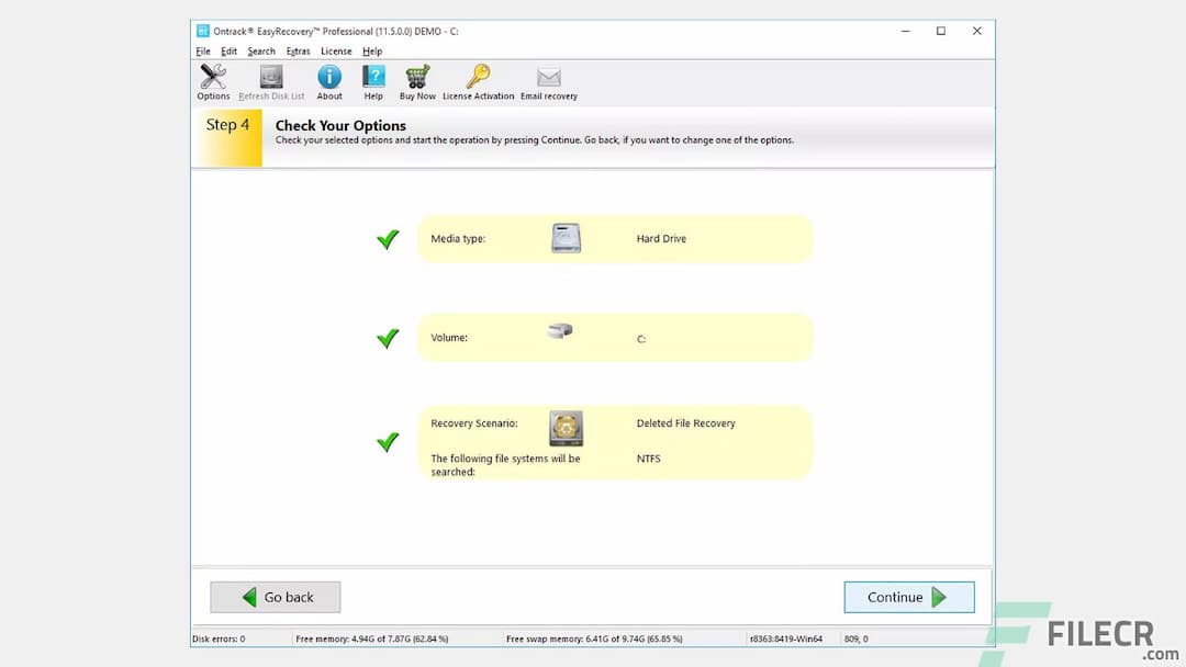 Ontrack EasyRecovery 16.0.0.8 - FileCR