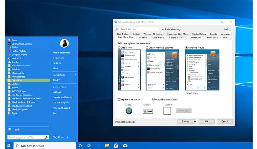 Open-Shell (Classic-Start) 4.4.196 Free Download - FileCR