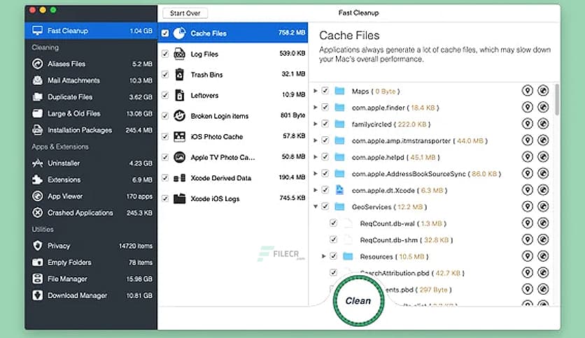 OS Cleaner Pro – Disk Cleaner 12.2.26 for MacOS - FileCR