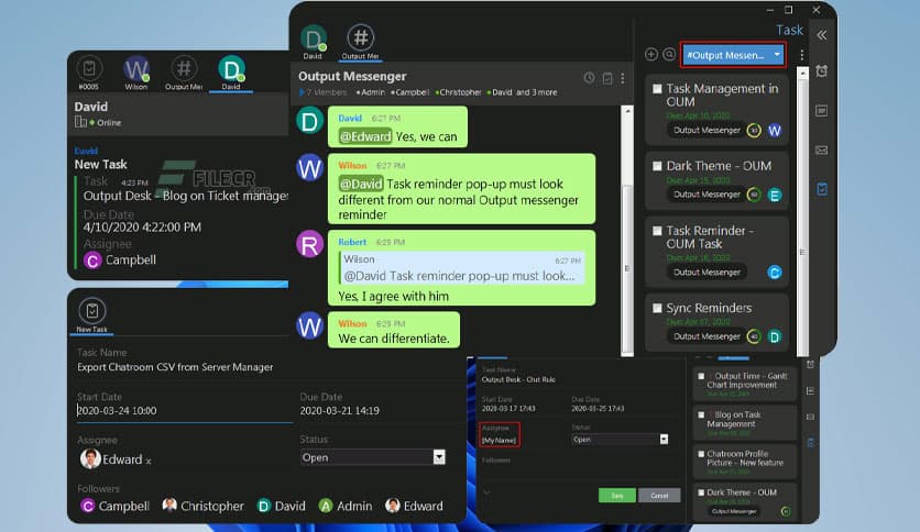 Output Messenger Server 2.0.70 Full Version Download - FileCR