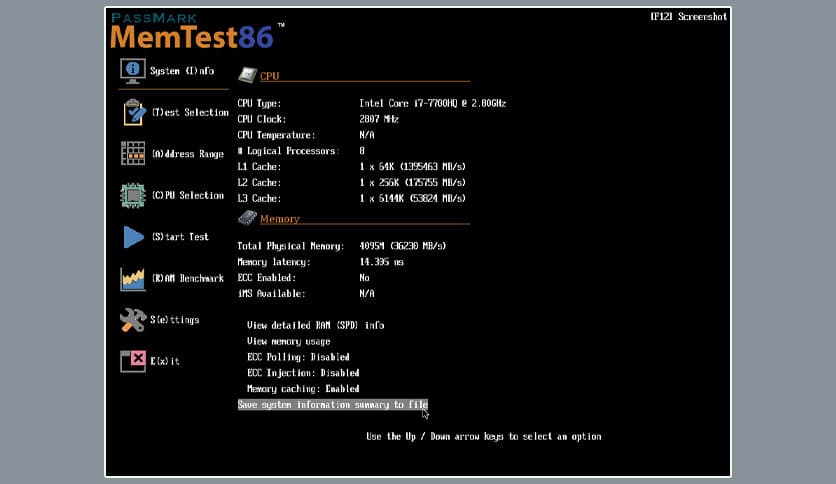 PassMark MemTest86 v11.5.1000 Free Download - FileCR