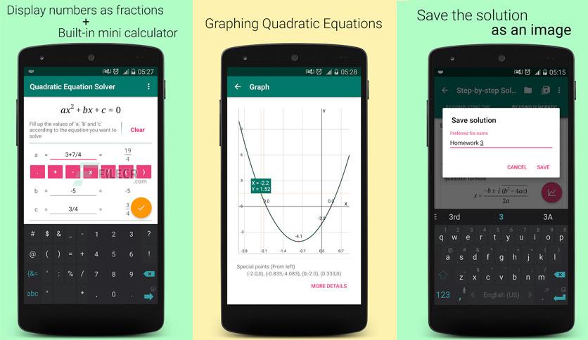 Quadratic Equation Solver PRO v1.4.2 APK - FileCR