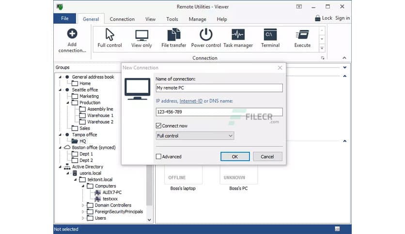 Remote Utilities Viewer 7.7.3.0 Free Download - FileCR