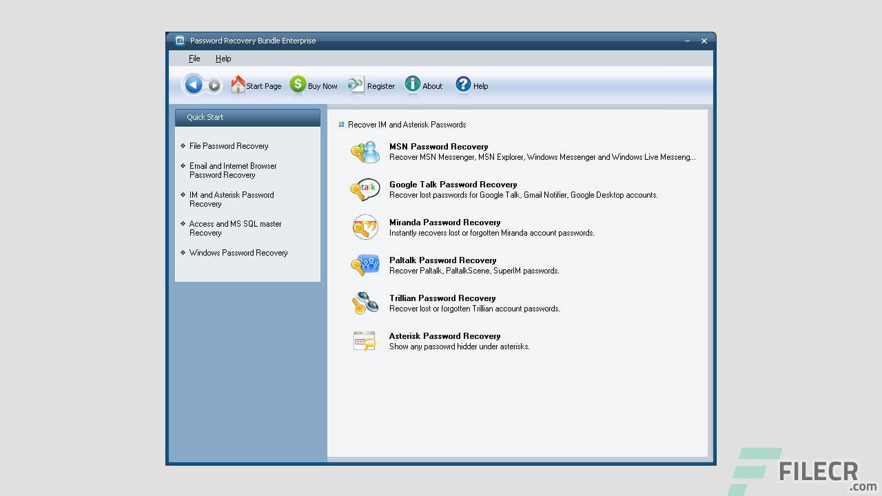 Password Recovery Bundle Enterprise 8.2.0.0 - FileCR