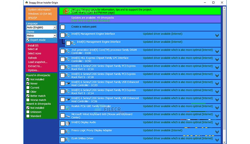 Snappy Driver Installer 1.23.9 (R2309) Free Download - FileCR