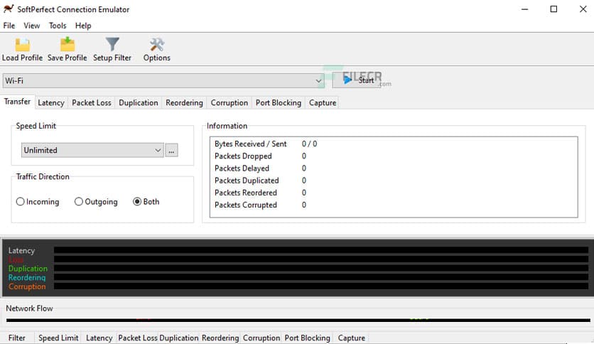 SoftPerfect Connection Emulator Pro 1.9 - FileCR