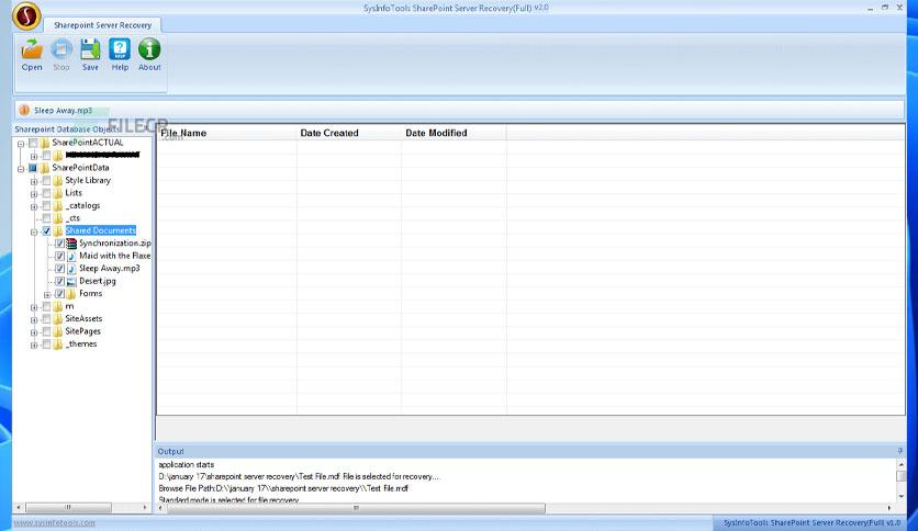 SysInfoTools SharePoint Server Recovery 22.0 Download - FileCR