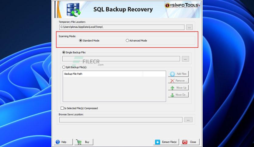 SysInfoTools SQL Backup Recovery 22.0 Download - FileCR