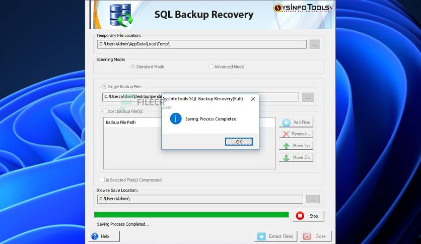 SysInfoTools SQL Backup Recovery 22.0 Download - FileCR